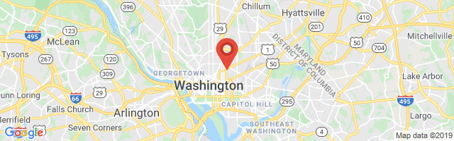 Google map image of Washington, DC 20001, USA